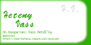 heteny vass business card